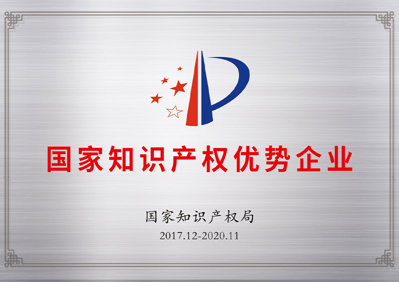 國家知識產權優(yōu)勢企業(yè)